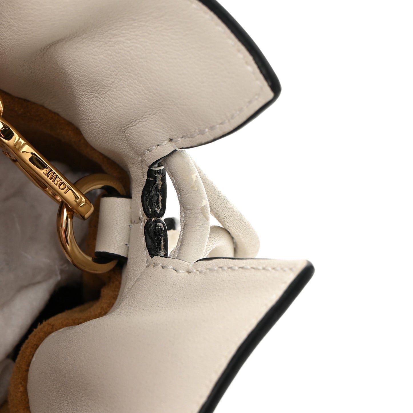 Calfskin Nano Flamenco Knot Bag White