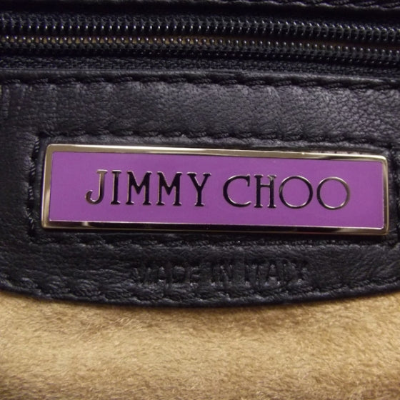 Jimmy Choo Patent Tasha Hobo Petrol 7 of 9