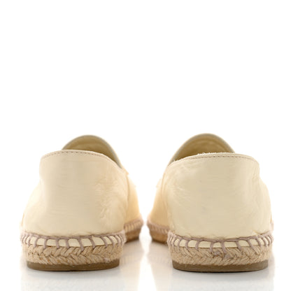 Chanel Lambskin CC Espadrilles 39 White Black 12 of 12