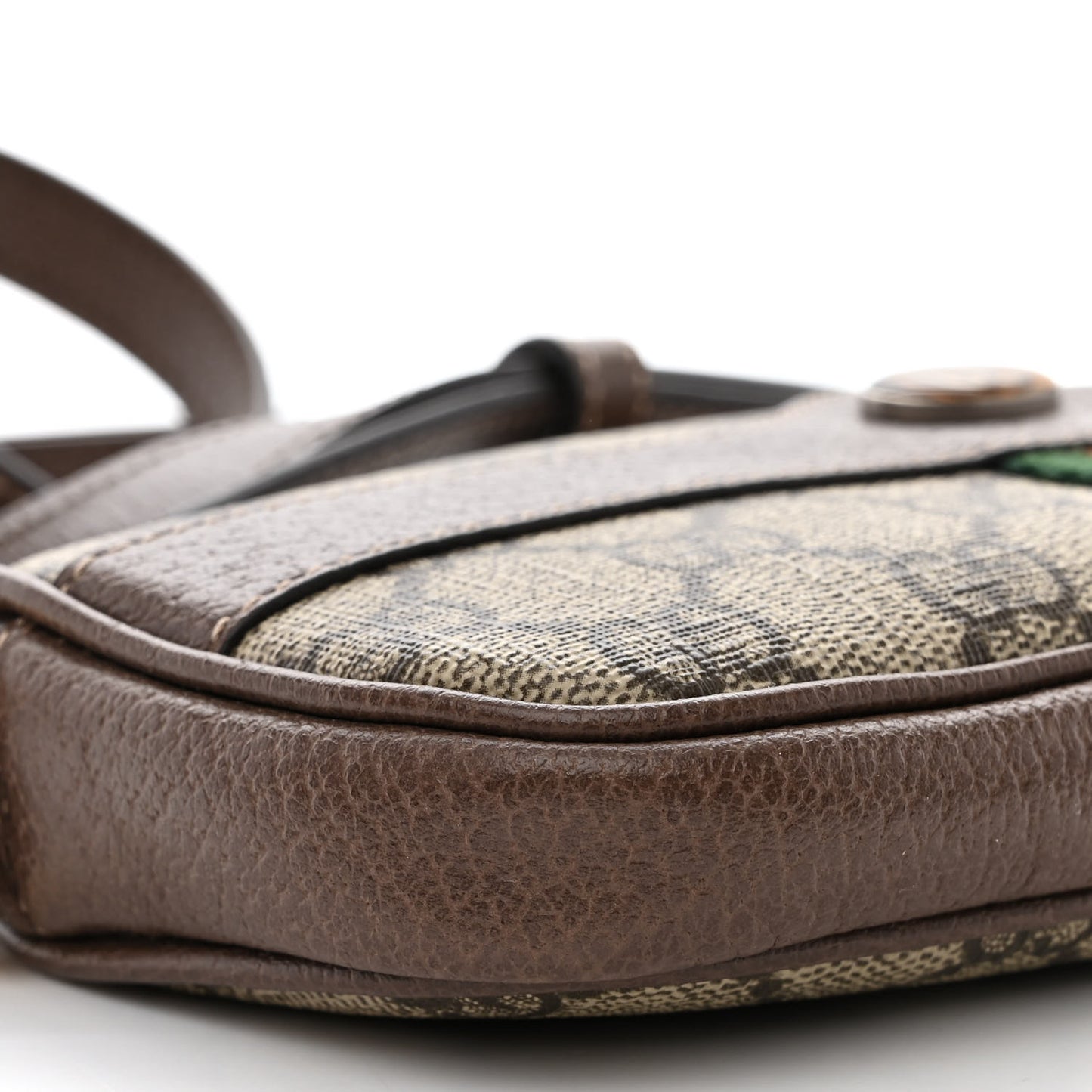GG Supreme Monogram Web Mini Ophidia GG Bag Brown