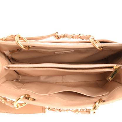 Chanel Caviar Quilted Grand Shopping Tote GST Beige Clair 4 of 10