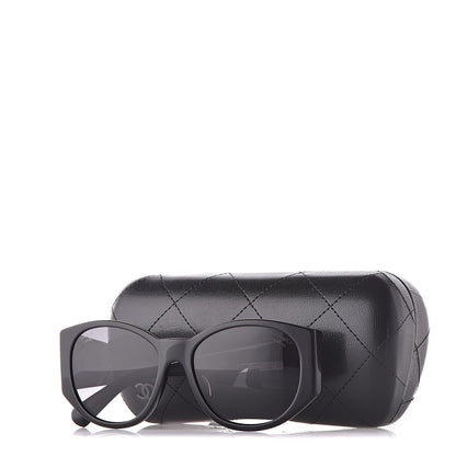 Chanel Oval Sunglasses 5411-A Black 9 of 9