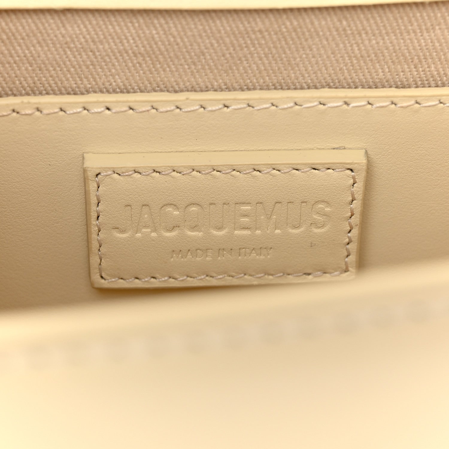 Jacquemus Smooth Calfskin Le Grand Bambino Ivory 6 of 16