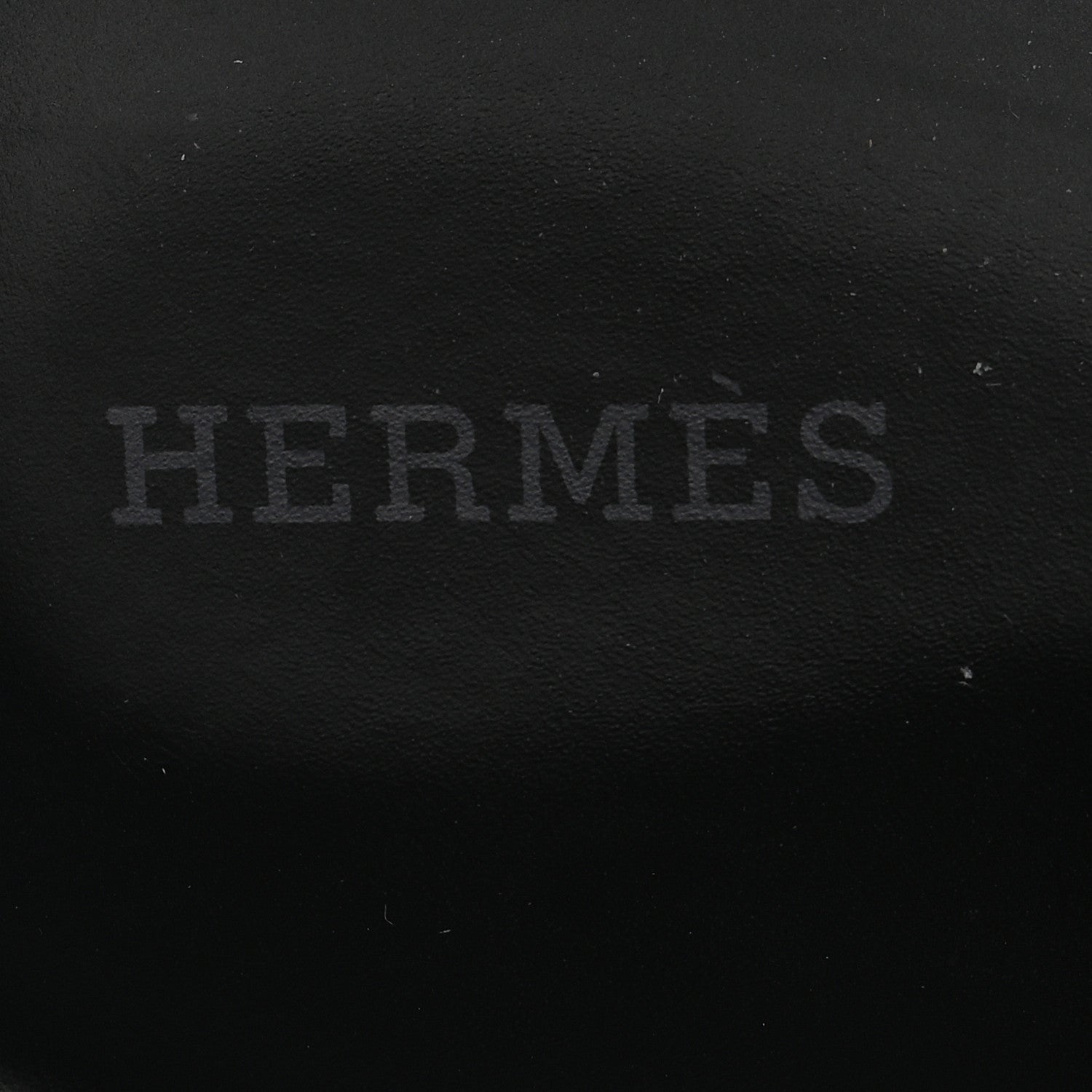 Hermes Calfskin Womens Chypre Sandals 38.5 Black 8 of 9
