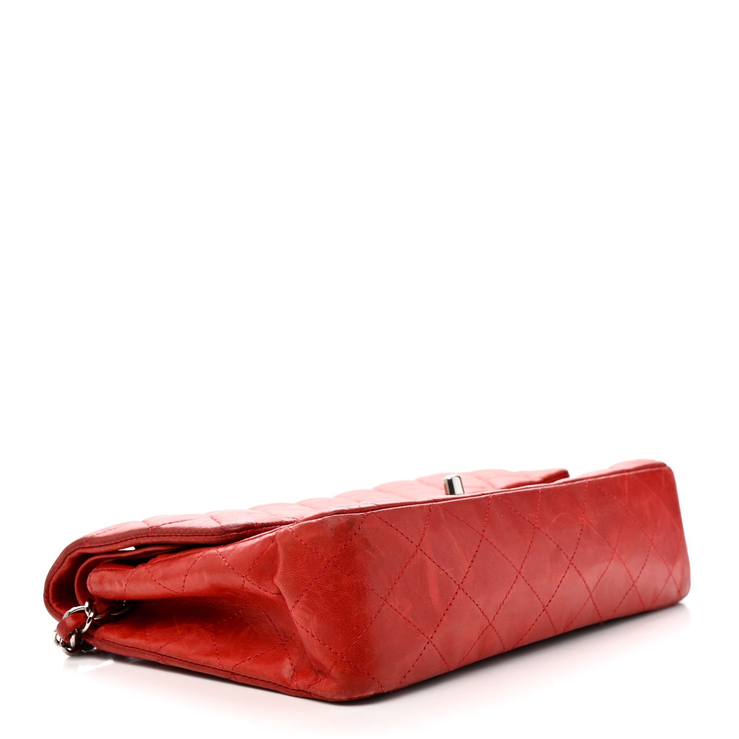 Chanel Lambskin Quilted Medium Double Flap Red 4 of 23