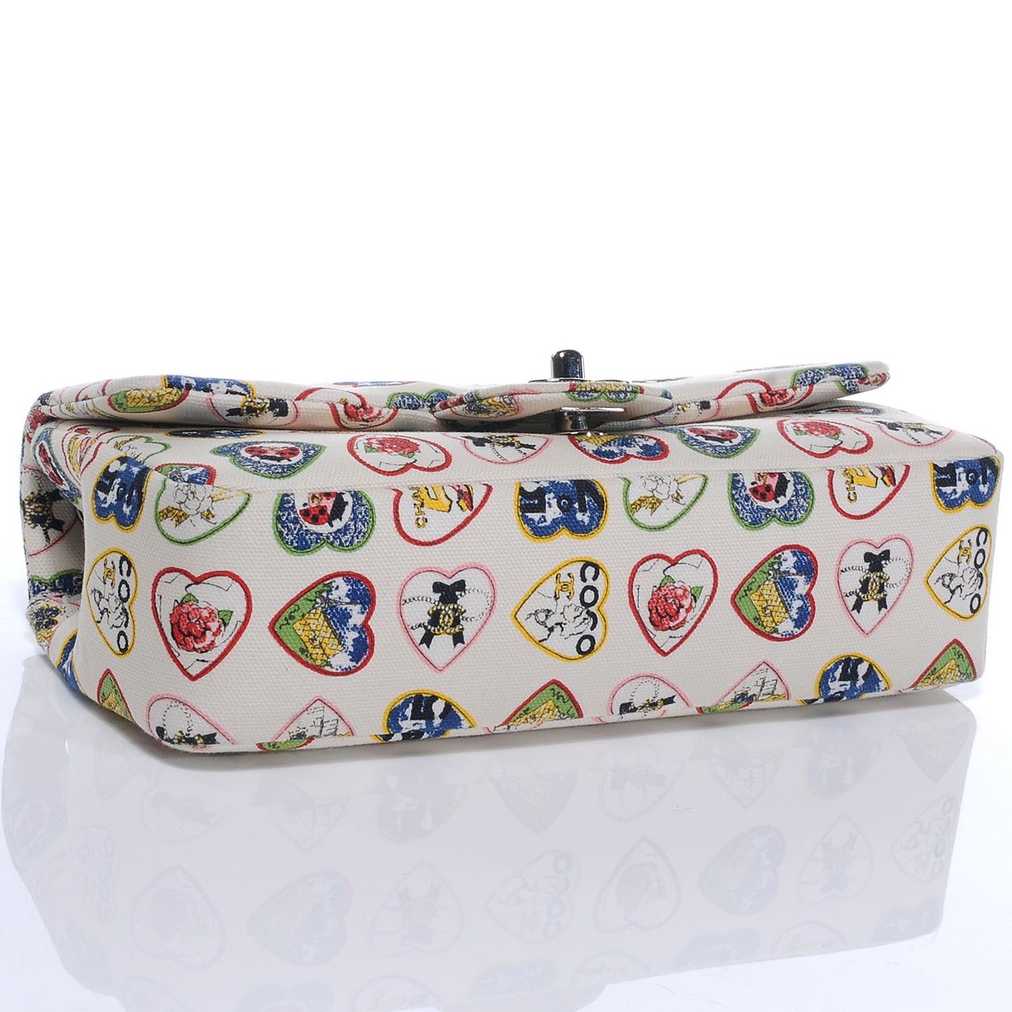 Canvas Coco Hearts East West Flap