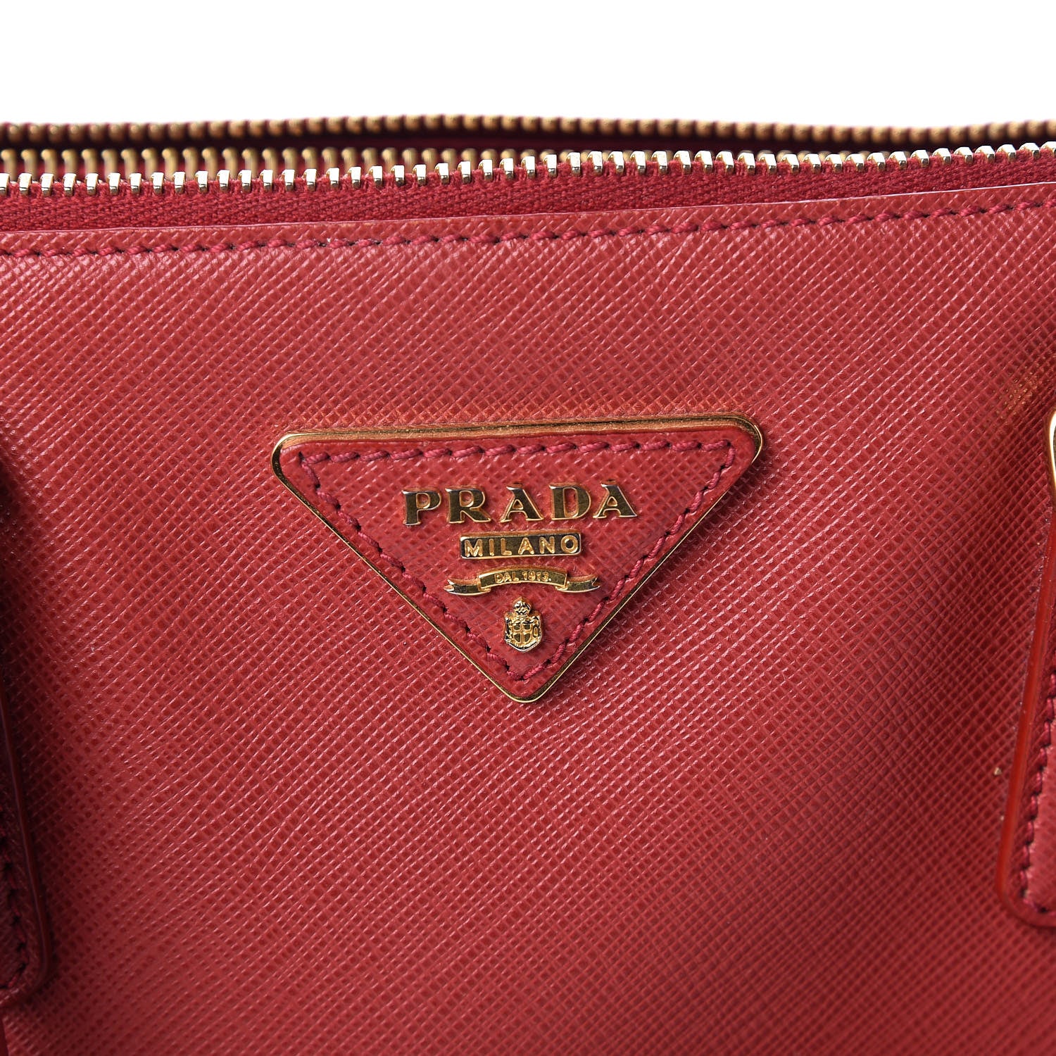 Prada Saffiano Medium Galleria Double Zip Tote Fuoco 11 of 23