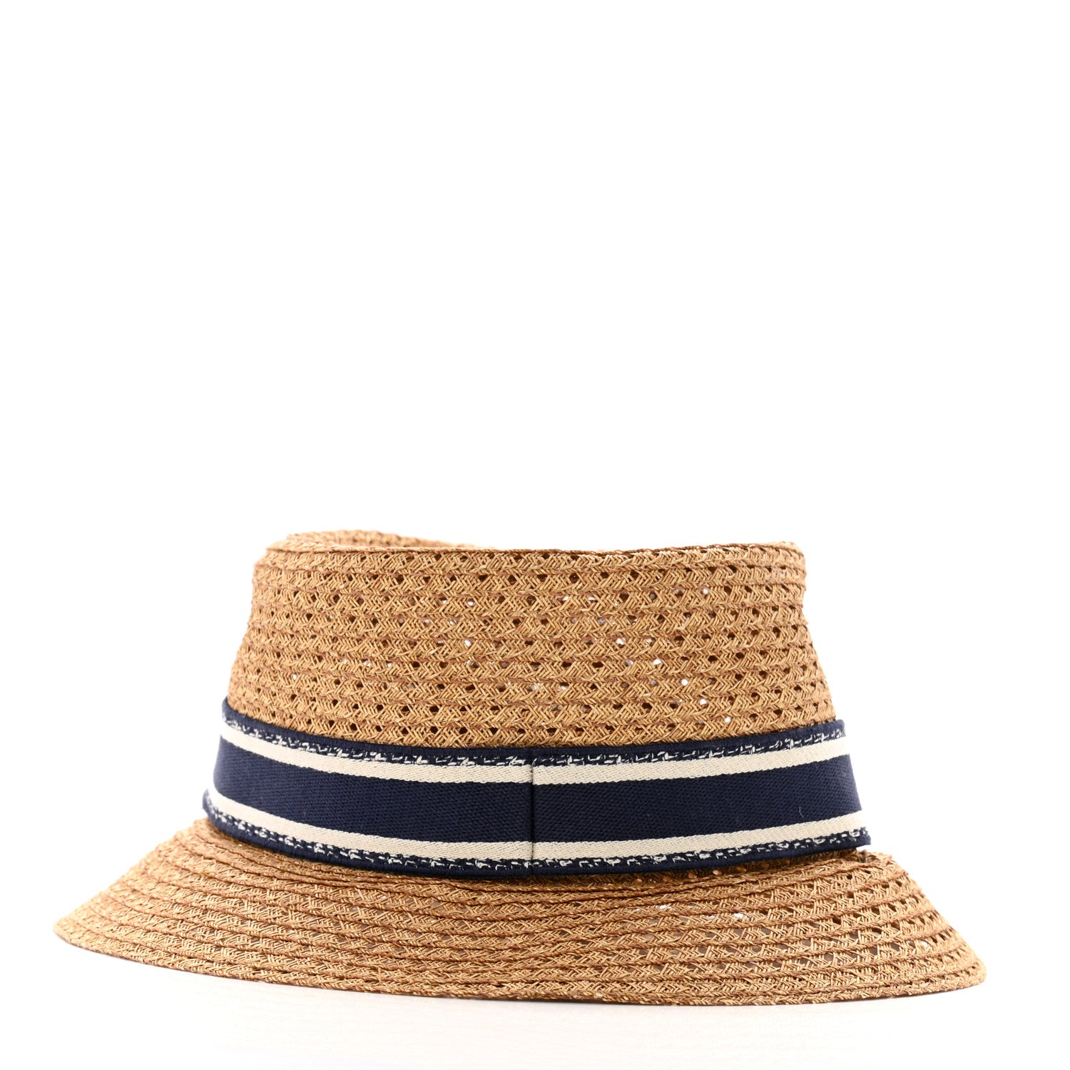 Christian Dior Straw Dioresort Brim Hat 58 Natural 6 of 10