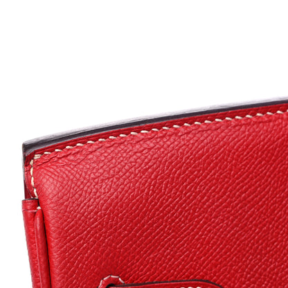 Hermes Epsom Candy Birkin 35 Rouge Casaque Bleu Thalassa 24 of 24