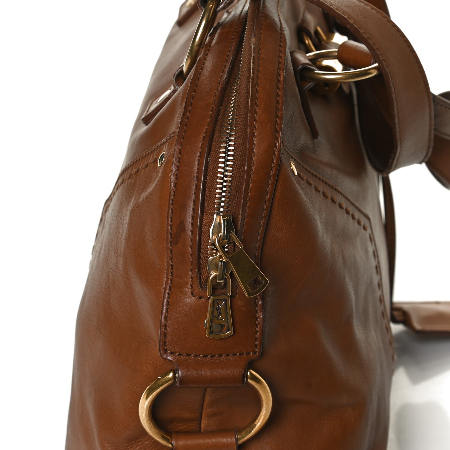 Saint Laurent Calfskin Large Muse Tan 34 of 39