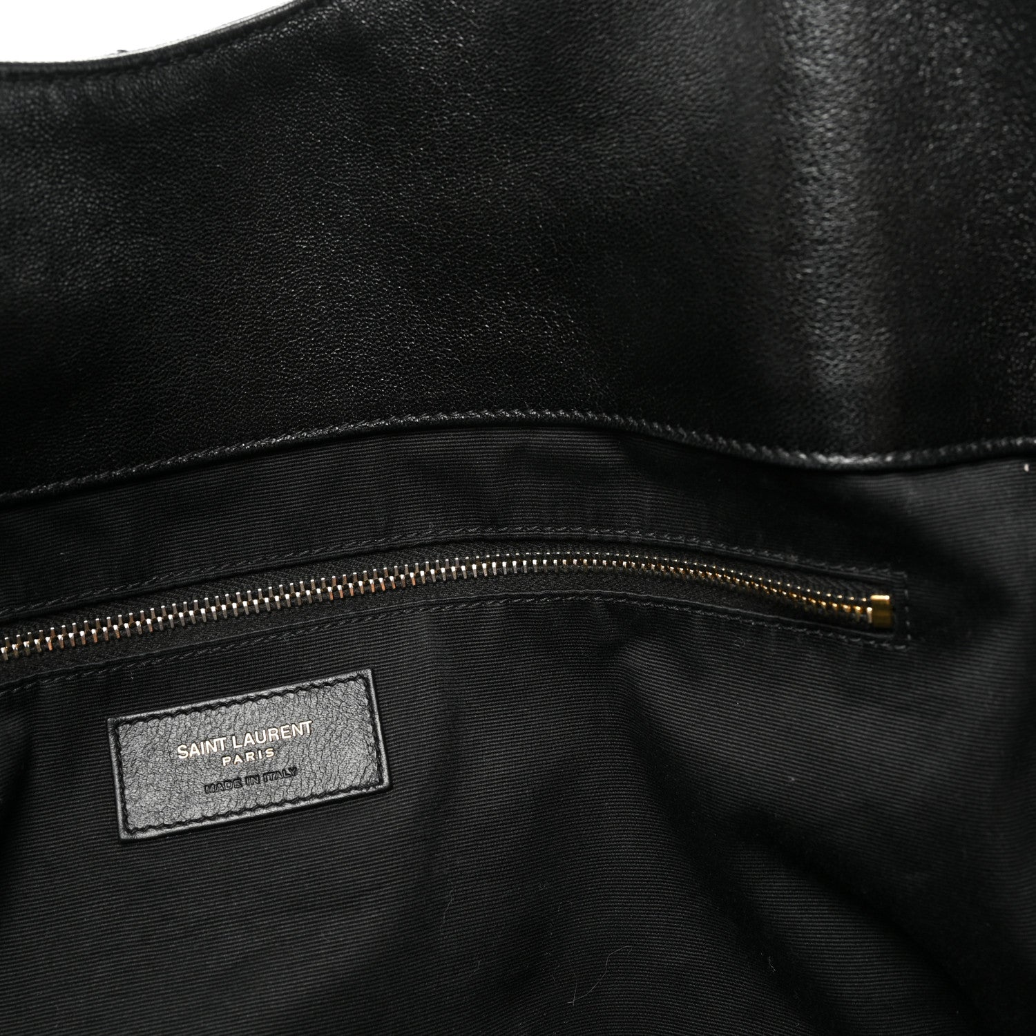 Saint Laurent Lambskin Quilted Maxi Icare Shopping Tote Black 11 of 18