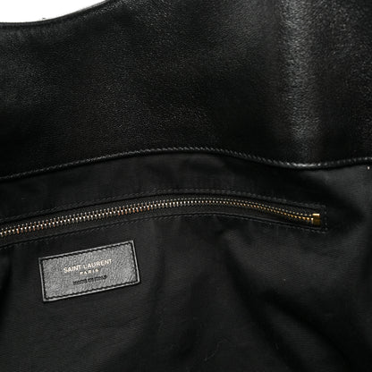 Saint Laurent Lambskin Quilted Maxi Icare Shopping Tote Black 11 of 18