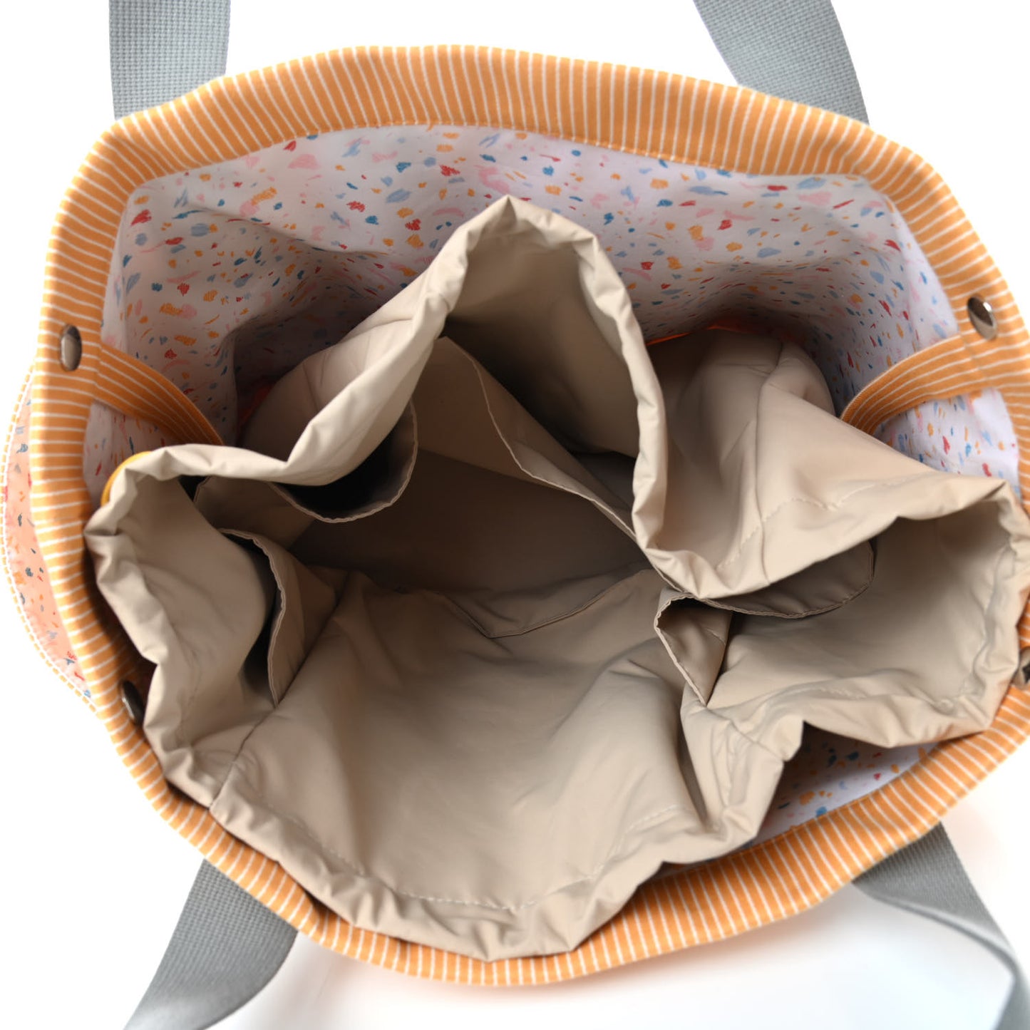 Cotton Canvas Passe-Passe Nappy Tote Bag Miel