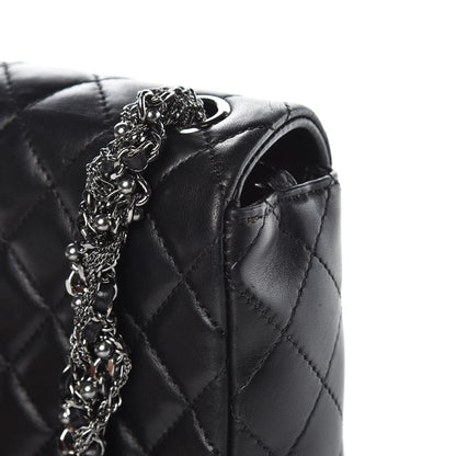 Chanel Lambskin Quilted Medium Westminster Pearl Flap Black 9 of 14