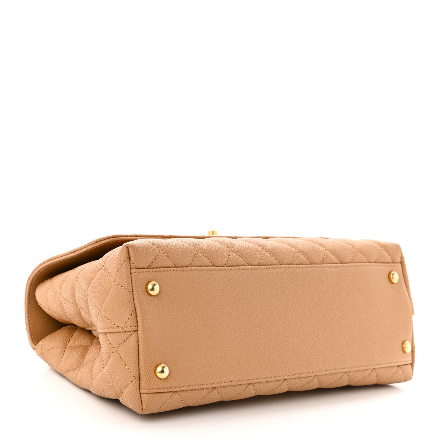 Chanel Caviar Quilted Small Coco Chain Handle Flap Brown 4 of 10