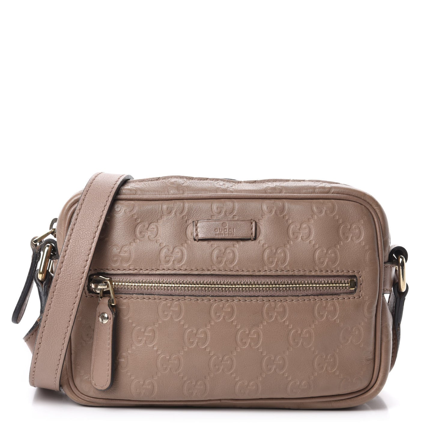 Guccissima Small Shoulder Bag Rose Beige