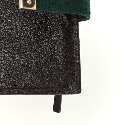 Gucci Monogram Calfskin Ladies Web Continental Wallet Beige Ebony Cocoa 7 of 7