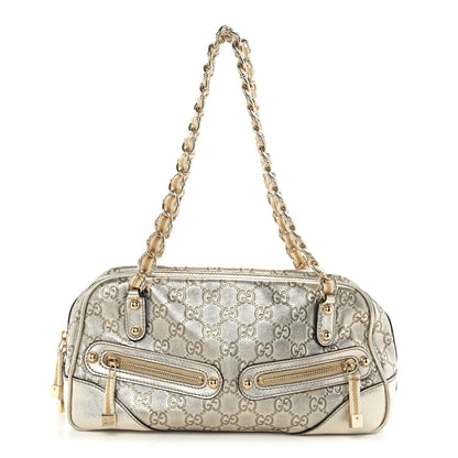 Gucci Guccissima Small Capri Satchel Metallic Gold 1 of 10