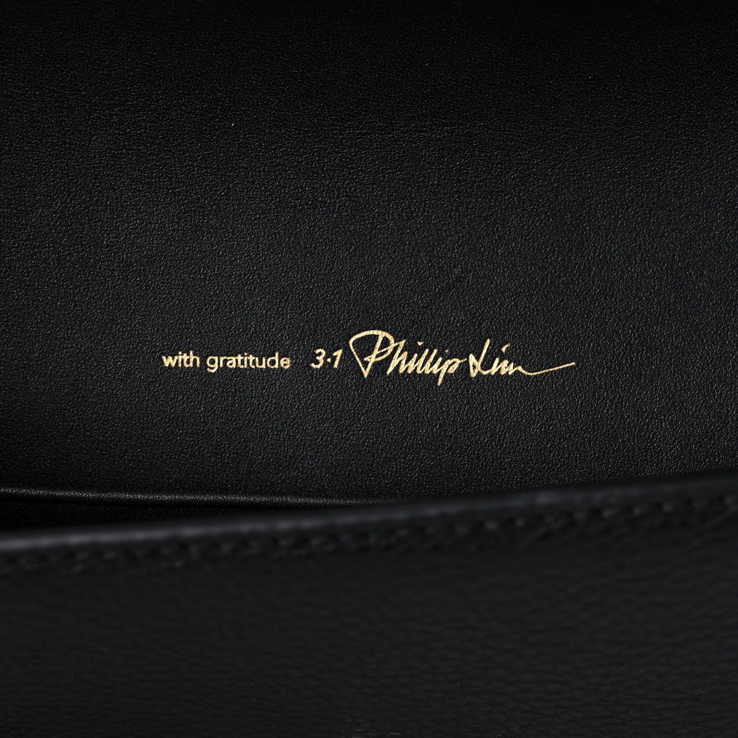Calfskin Alix Soft Flap Clutch Black