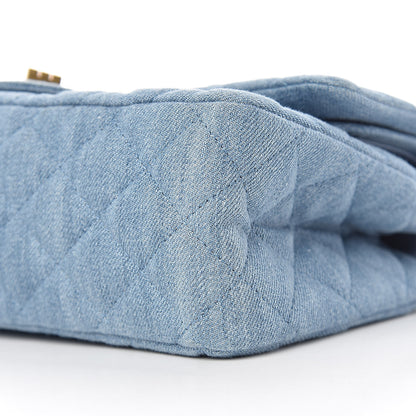 Chanel Denim Quilted 2.55 Reissue 225 Flap Light Blue 6 of 10
