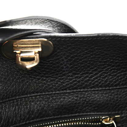 Valentino Garavani Pebbled Calfskin Small Rockstud Flip-Lock Messenger Bag Black 12 of 12