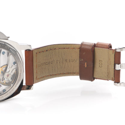 Panerai Stainless Steel Calfskin 44mm Luminor Marina Manual Winding Watch Black PAM00111 6 of 8