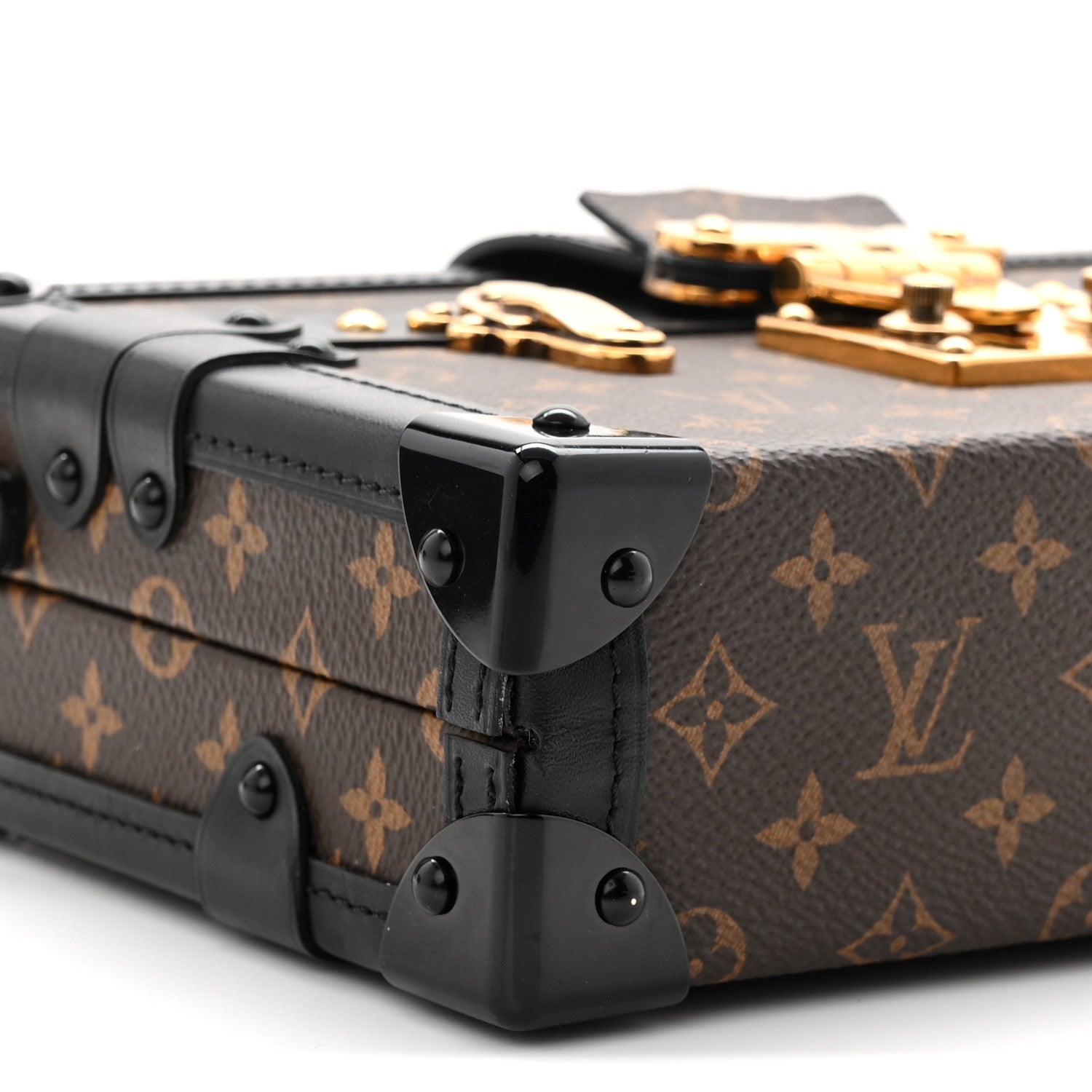 Louis Vuitton Monogram Petite Malle Black 8 of 10