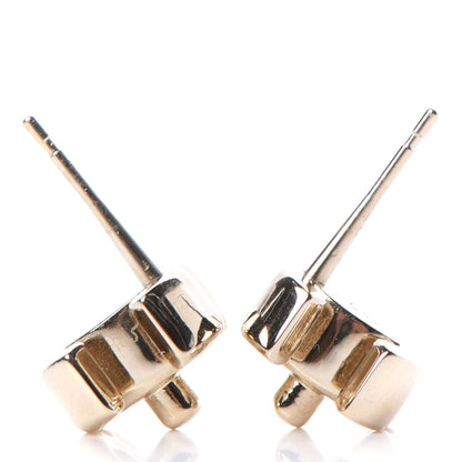 Chanel Metal CC Turnlock Earrings Gold 3 of 4