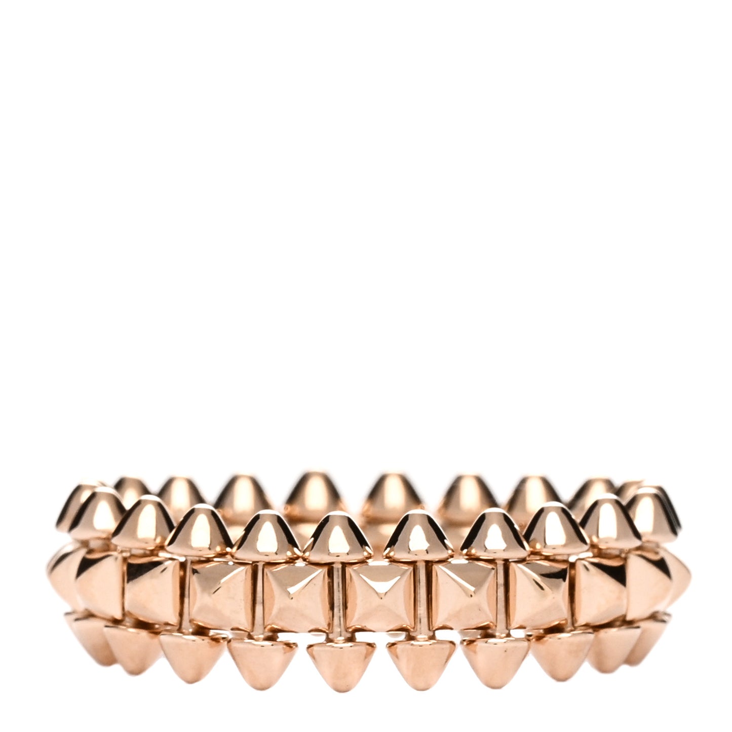 18K Pink Gold SM Clash De Cartier Ring 53 6.5
