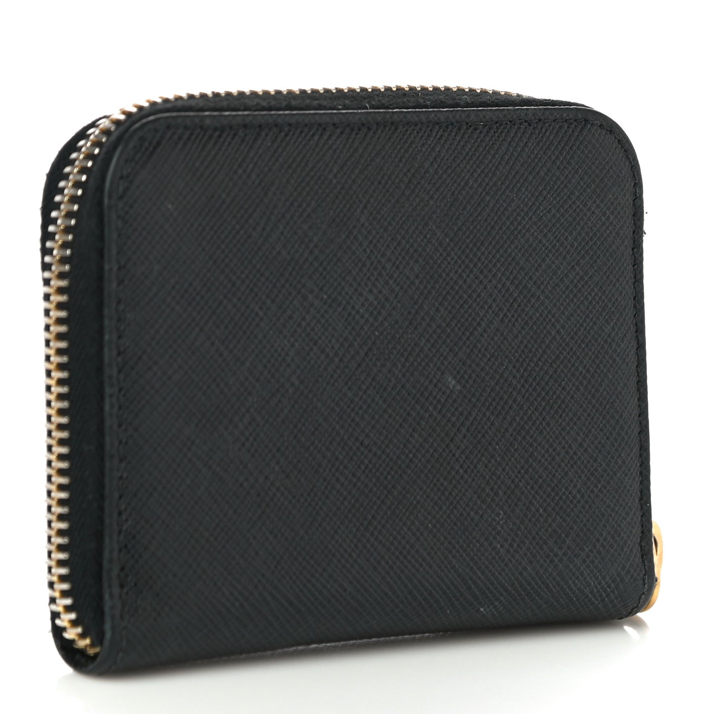 Saffiano Metal Coin Purse Black