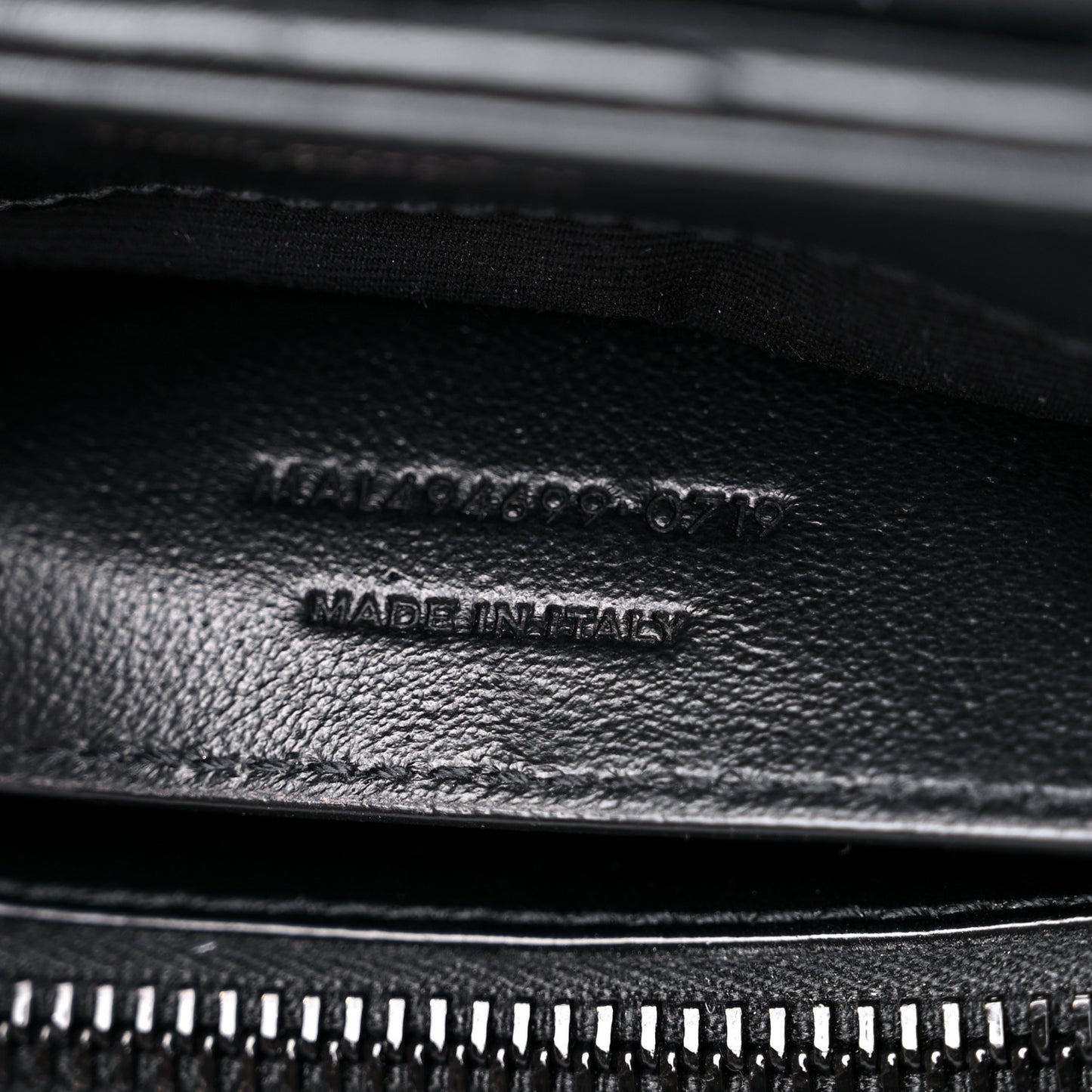 Calfskin Y Quilted Monogram Small Loulou Chain Satchel Black