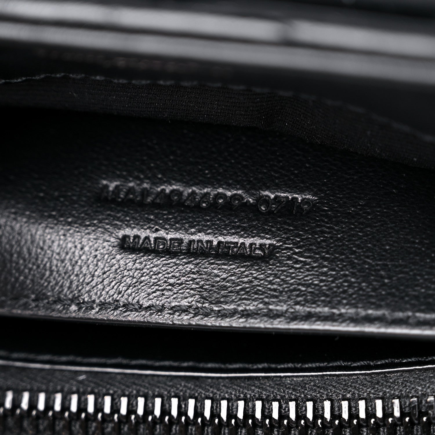 Saint Laurent Calfskin Y Quilted Monogram Small Loulou Chain Satchel Black 8 of 10