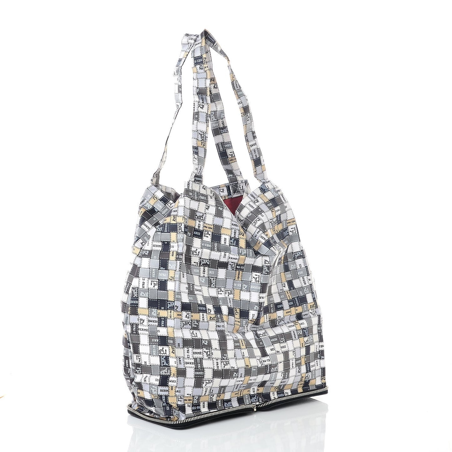 Silky Pop Bolduc Au Carre Shopper Tote Black