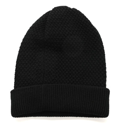 Chanel Cashmere CC Logo Beanie Hat Black 3 of 4