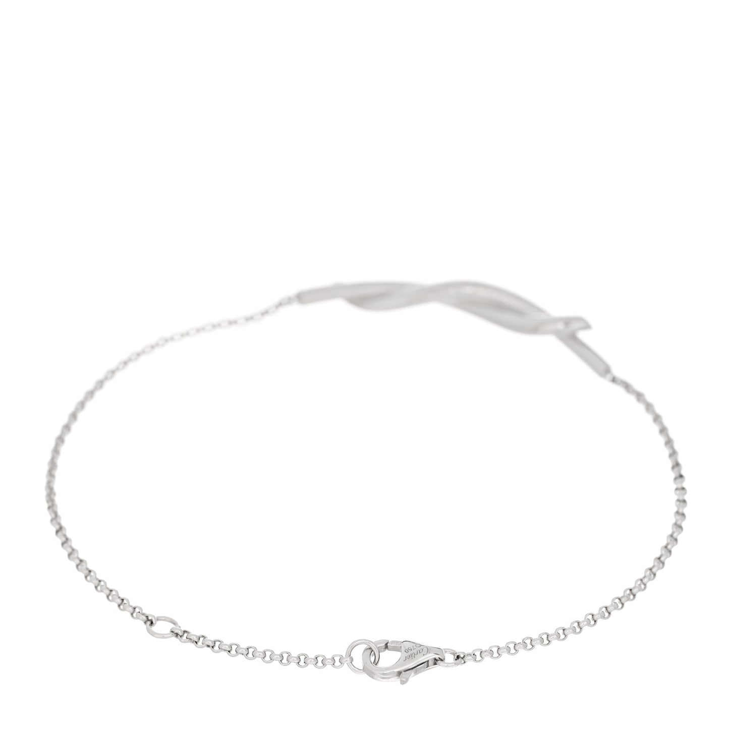 18K White Gold Entrelaces Bracelet