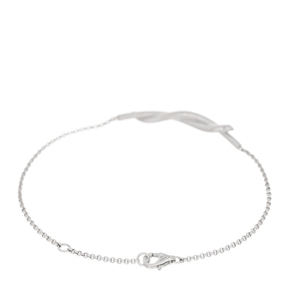 Cartier 18K White Gold Entrelaces Bracelet 2 of 3