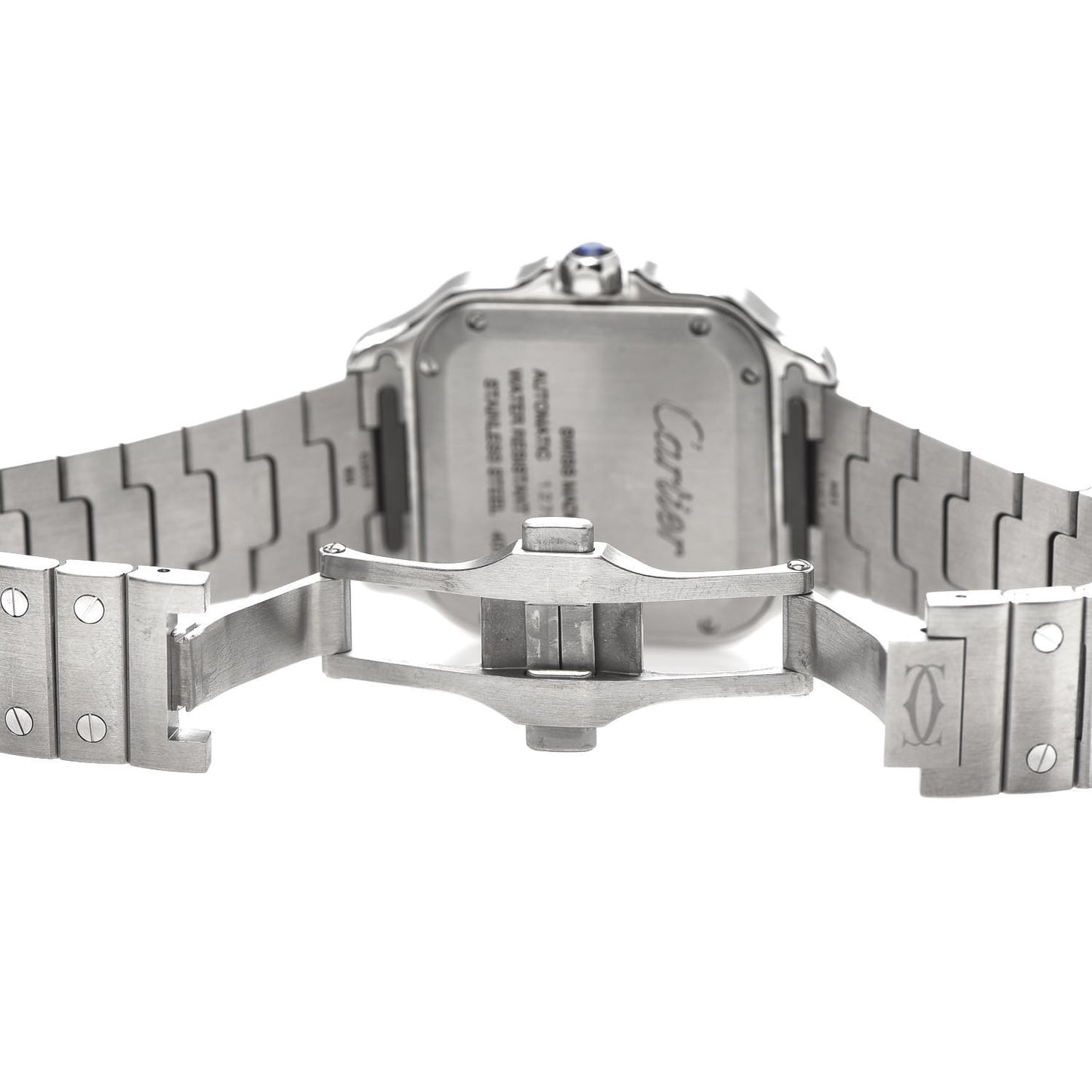 Stainless Steel 35mm Santos de Cartier Automatic Watch