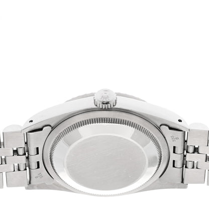 Rolex Stainless Steel 36mm Oyster Perpetual Datejust Watch Silver 16220 4 of 4