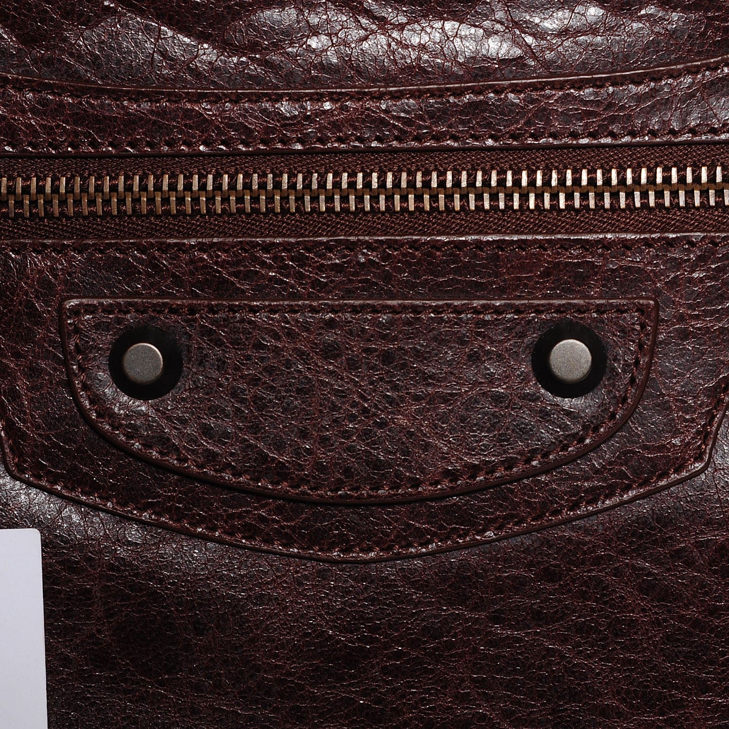 Balenciaga Agneau Classic Hardware City Cigare Fonce 8 of 15