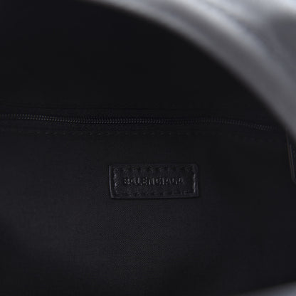 Balenciaga Nylon Embroidered You Are The World Explorer Backpack S Black 7 of 10