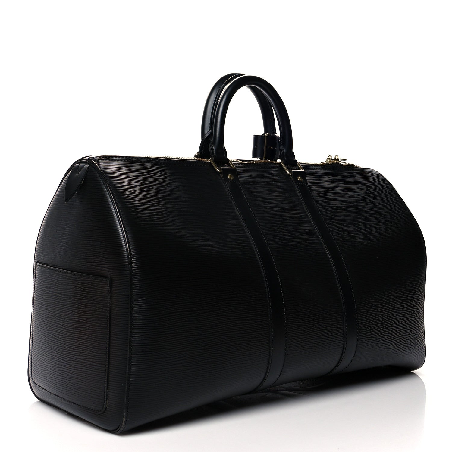 Louis Vuitton Epi Keepall 45 Black 3 of 16