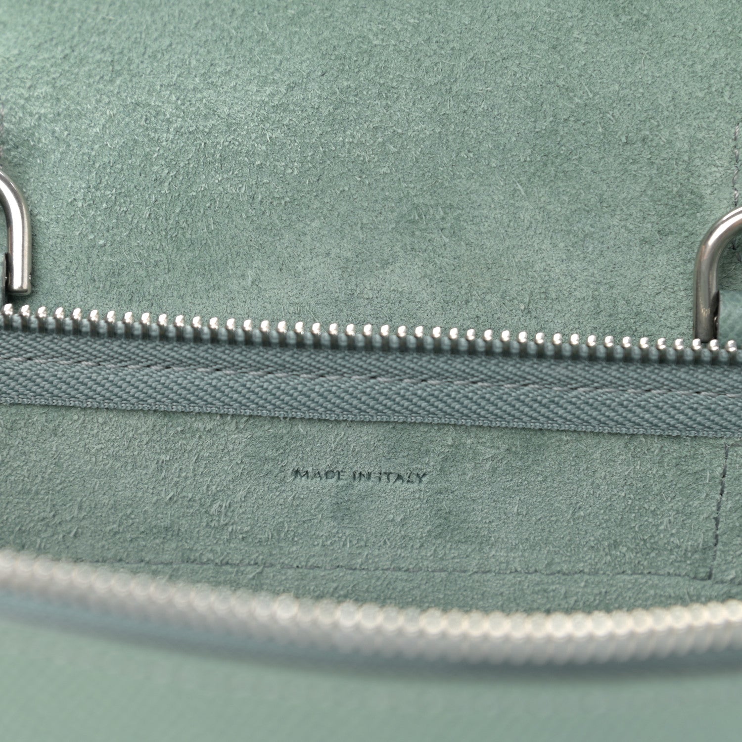 Celine Grained Calfskin Nano Belt Bag Celadon 7 of 11