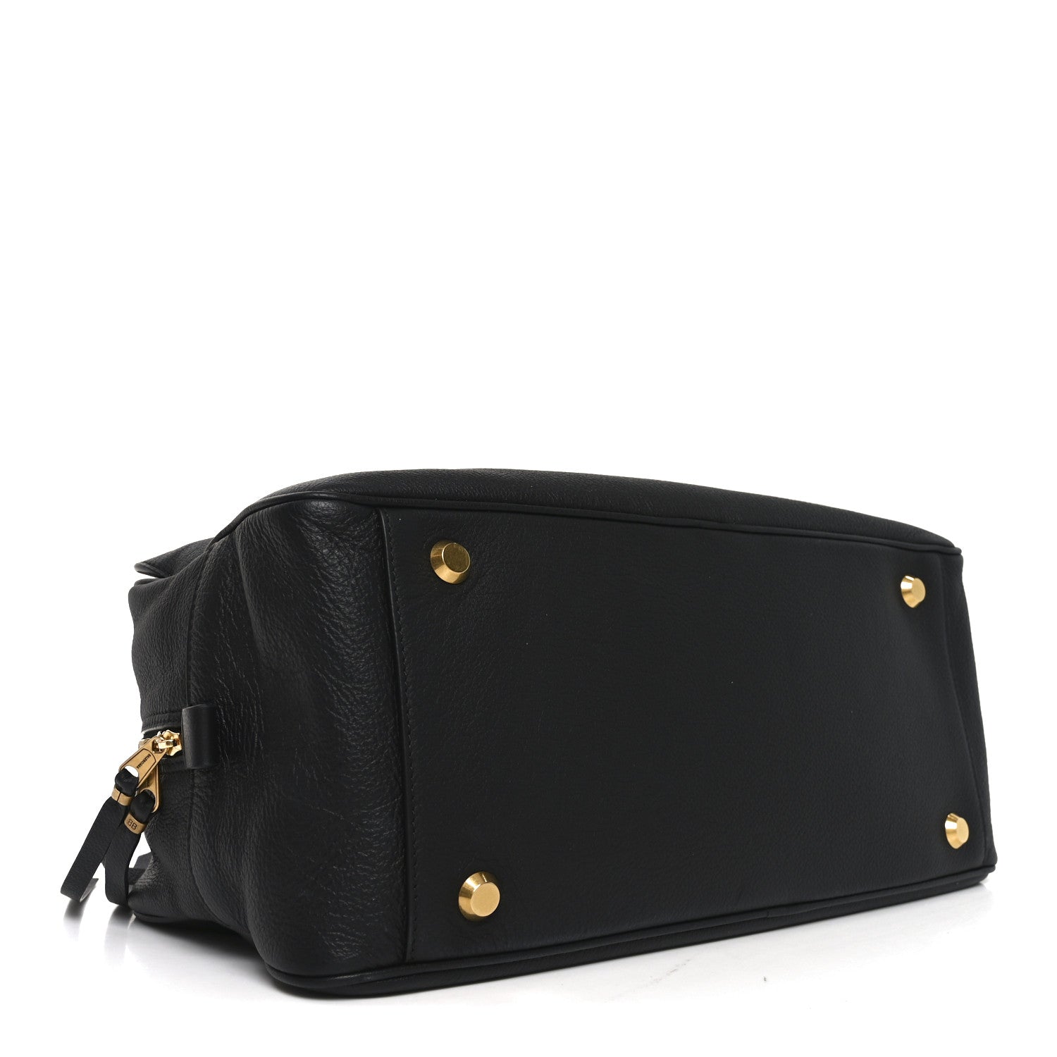 Balenciaga Grained Calfskin Medium Carrie Bowling Bag Black 4 of 9