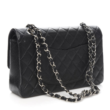 Chanel Caviar Quilted Medium Double Flap Black 3 of 12