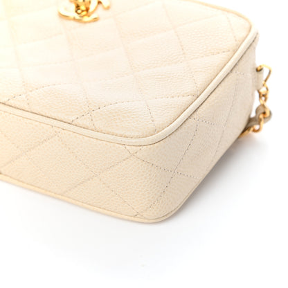 Chanel Caviar Quilted Camera Case Beige Clair 11 of 11