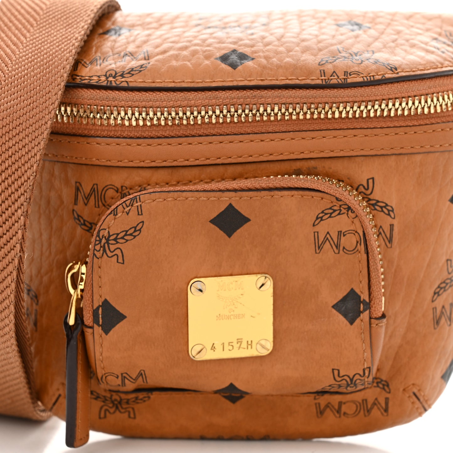 Visetos X-Mini Aren Crossbody Bag Cognac