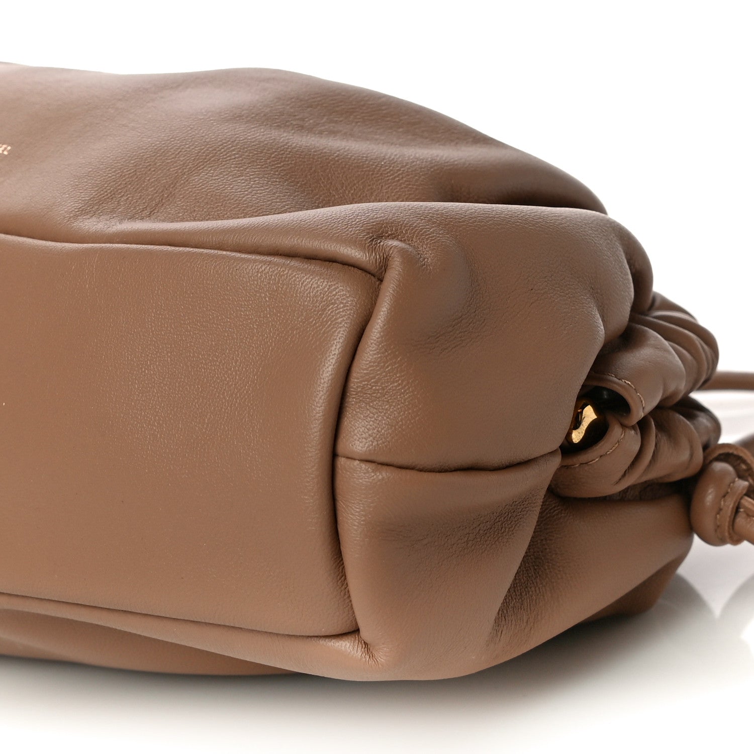 Mansur Gavriel Lambskin Cloud Mini Clutch Biscotto 9 of 9