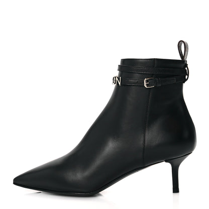 Louis Vuitton Calfskin Call Back Ankle Boots 36 Black 1 of 9