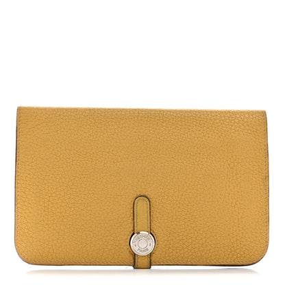 Hermes Togo Dogon Duo Wallet Curry 1 of 7