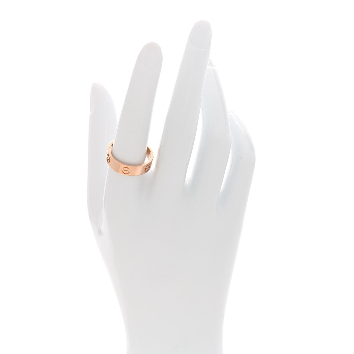 Cartier 18K Pink Gold 5.5mm LOVE Ring 58 8.5 2 of 5